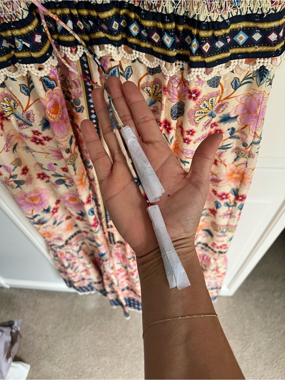 Farm Rio Superbloom Tapestry Maxi Dress in “Superbloom Tapestry Cream” - Picture 6 of 6
